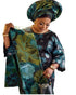 Exquisite Nigerian Fashion: 2.5 Yards of Luxurious 3D Swiss Original Sego Gele Ipele Headtie Set
